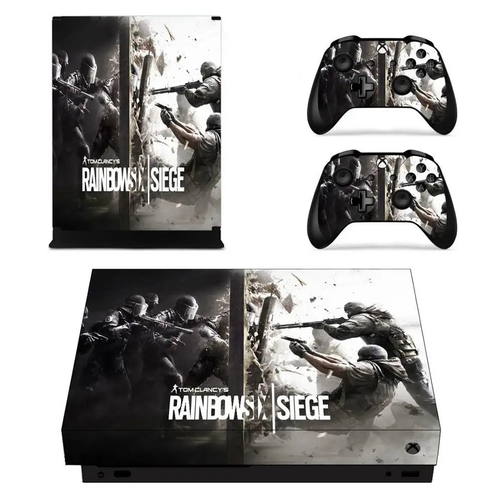 YSX1X0931 Tom Clancy's Rainbow Six Siege полное покрытие кожи консоли и наклейка на контроллер для Xbox One X кожи наклейки Винил - Цвет: YSX1X0931
