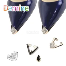 1 пара обуви защита носка металлический материал Зажимы для обуви для украшения обувь на высоком каблуке сломанные Reapair аксессуары