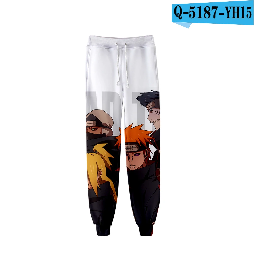 Наруто Узумаки Наруто Uchiha Sasuke 3D брюки высококачественные спортивные штаны лосины Модный популярный тренд удобные повседневные штаны - Цвет: Q5187
