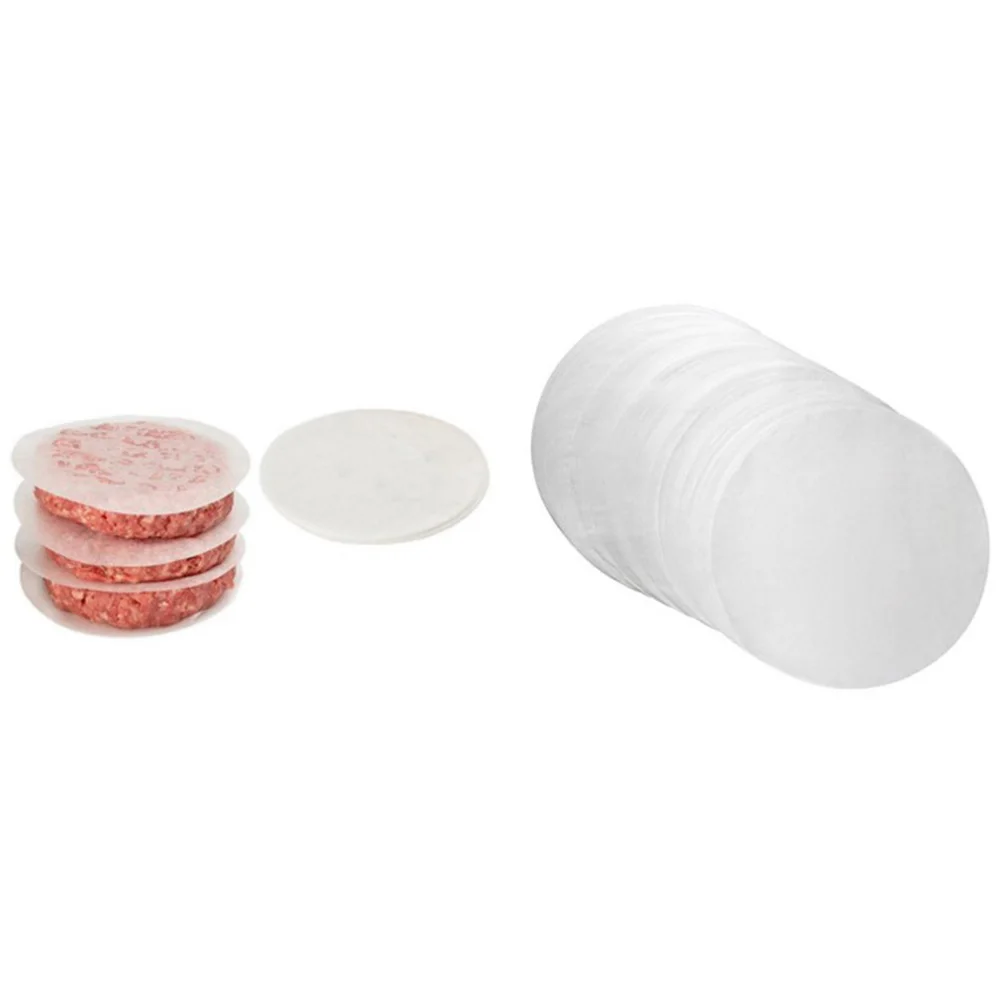 50PCS Silicone Oil-proof Sheets Pizzas Parchment Paper Safe Non-stick Pastry Mat Pad Round Greaseproof Unbleached Useful Cookies