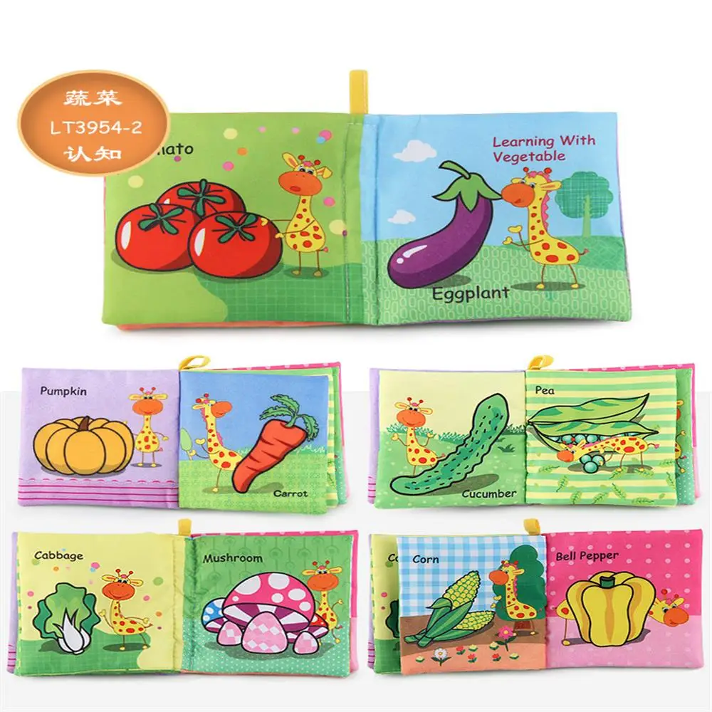 10 страниц розничная детские игрушки дети раннего развития ткани книги детские красочные развивающие разворачивание деятельности книга