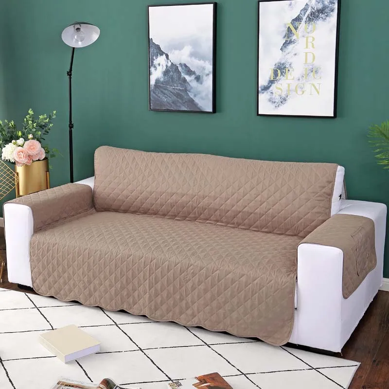 Шезлонг Davenport чехол для сиденья Водонепроницаемый диванчик Settee Slipcover мебель защитный чехол ткань собаки царапины матрас коврик - Цвет: khaki