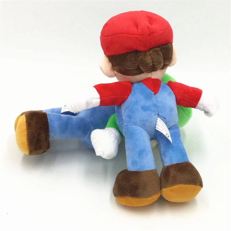 2 шт./лот 25 см Super Mario Bros Плюшевые игрушки Mario Lugi набивные куклы, игрушки в подарок для детей