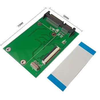

1.8 inch ZIF/CE SSD to 7+15 22 Pin SATA Male Converter Card Adapter Board for Win 98/SE/2000/2002/XP/Vista/7