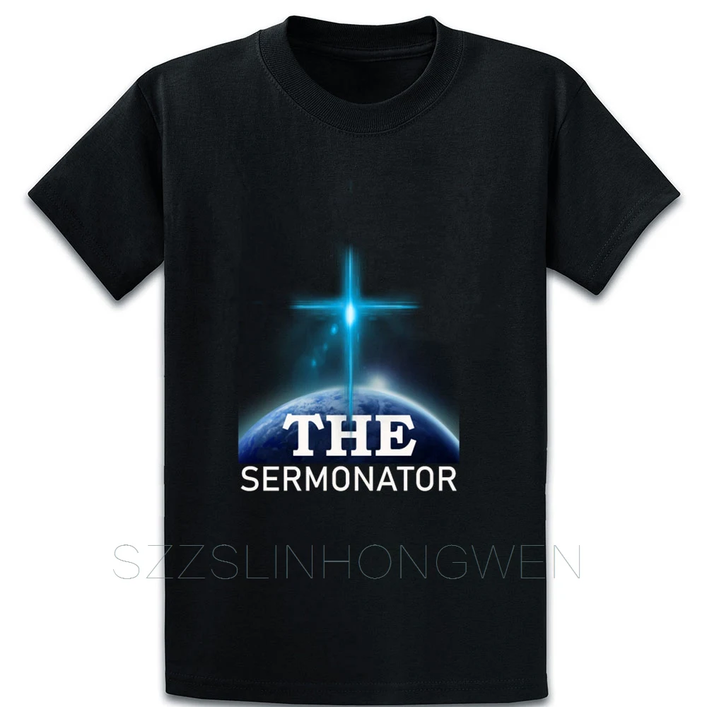 Sermonator Paster подарок для Пастера Мужская продукция Футболка наряд Круглый вырез