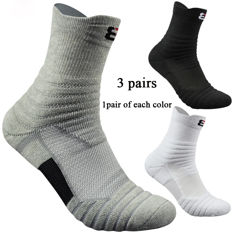 1pair of each color 5 пар/лот, плотные мужские хлопковые носки, зимние теплые пушистые носки-тапочки, деловые Повседневные Дышащие однотонные носки, Calcetines - Цвет: 1pair of each color