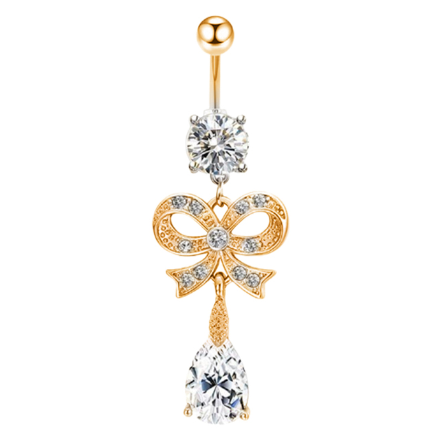 Belly Button Ring Angel Wing Belly Piercing Ring Sexy Navel Piercing Bar Flower Belly Bar Navel Piercing Ombligo Dangle