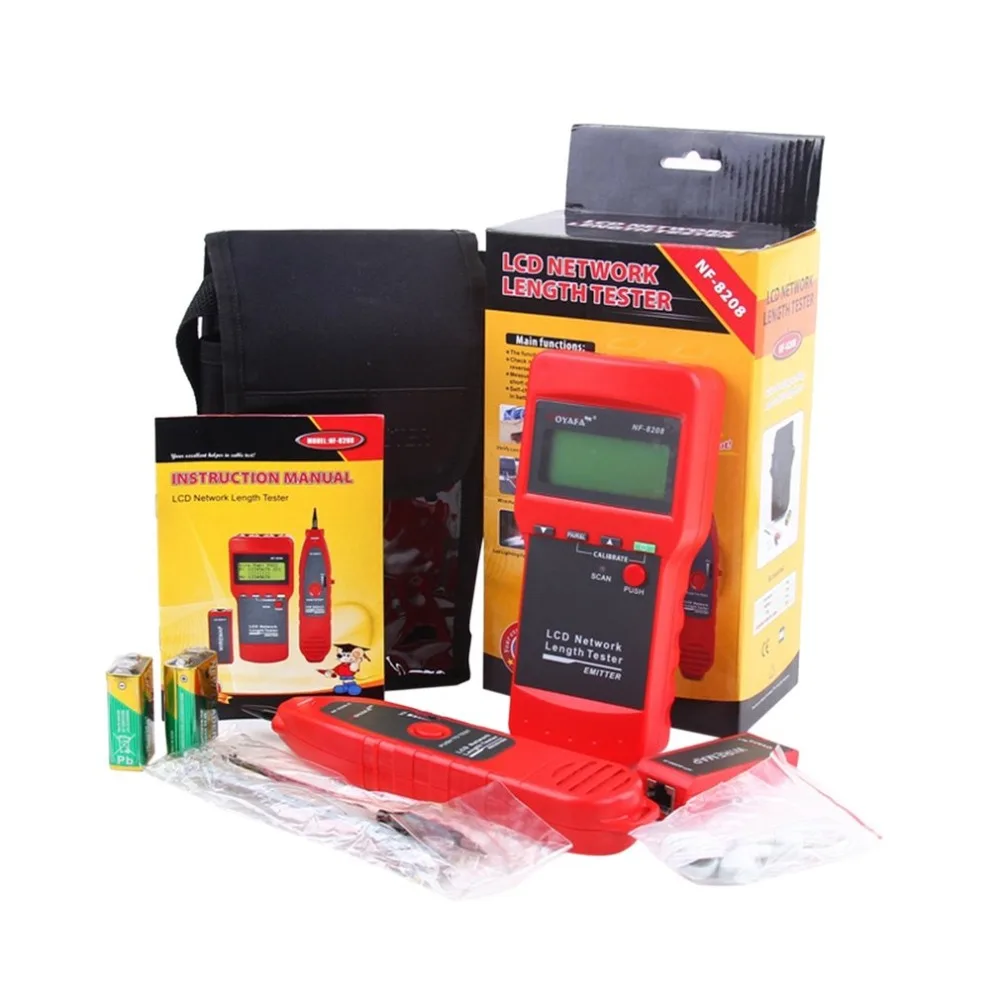 Noyafa NF-8208 Multipurpose LCD Display Network Telephone Cable Tester Tracker Line Finder Wire Locator | Компьютеры и офис
