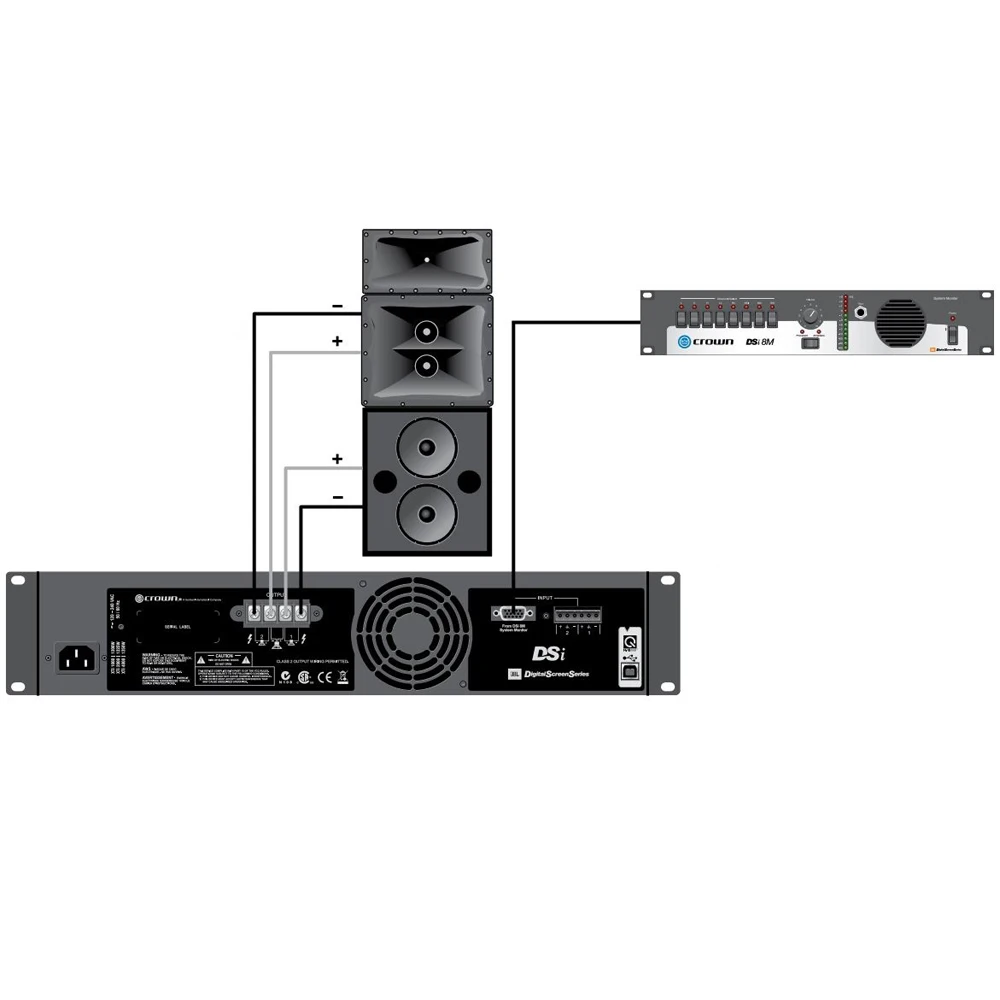 Crown Dsi4000 Cinema Power Amplifier 