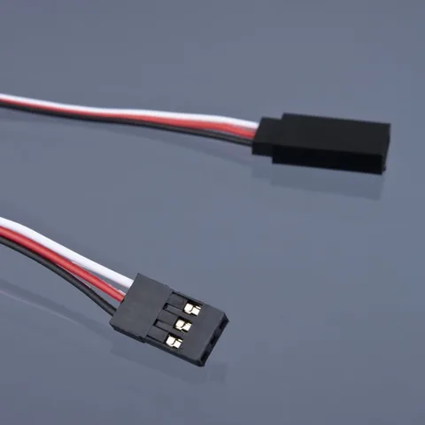 Hot 10pcsLot 50cm RC Servo Extension cord 500mm Lead Wire Cabel control For Helicopter Airplane Cars etc New Sale title=