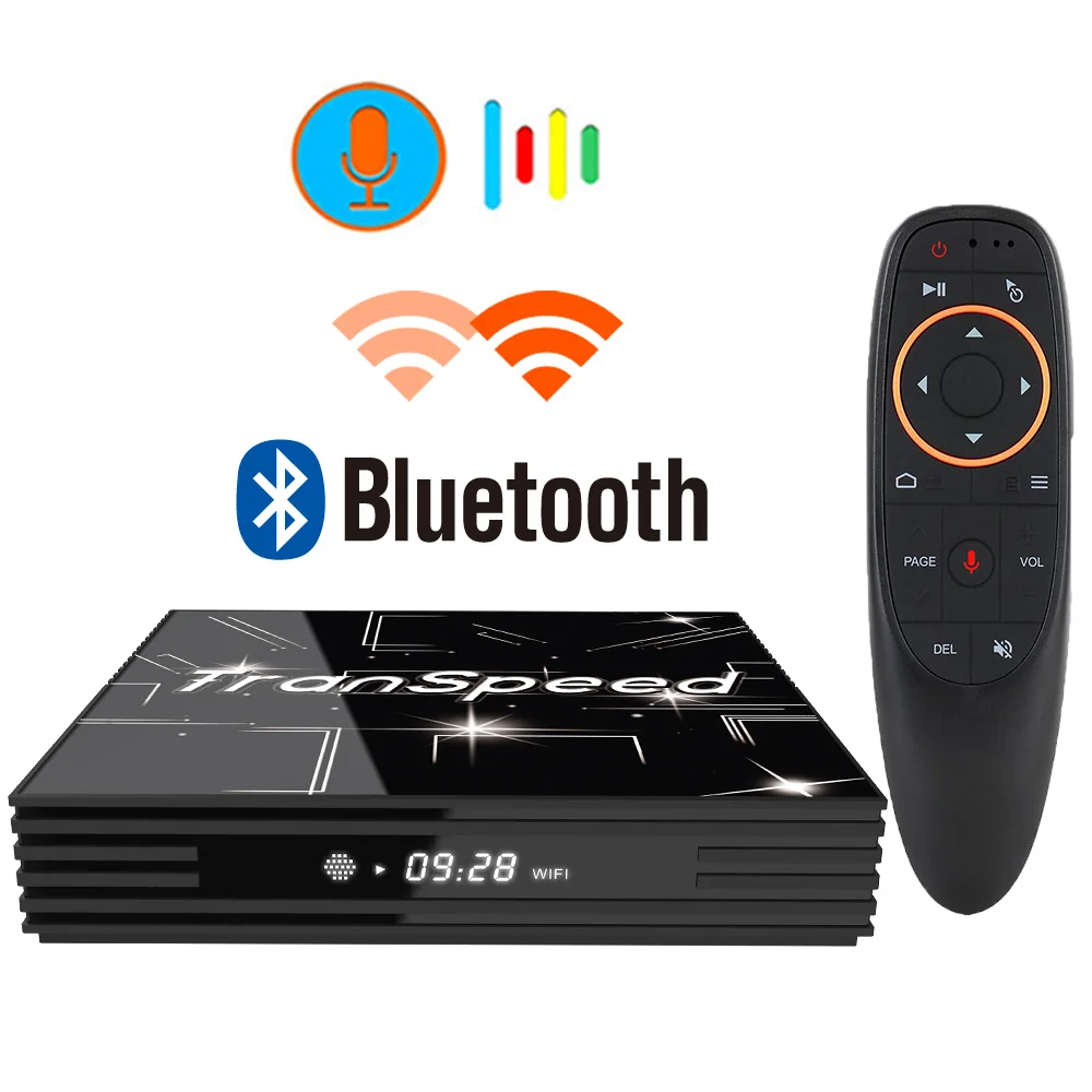 

Android 9.0 TV BOX 3D Ultra HD 4K Voice Assistant Air Mouse Youtube Netflix Receiver 4G 64G Wifi Bluetooth Play Store fast box