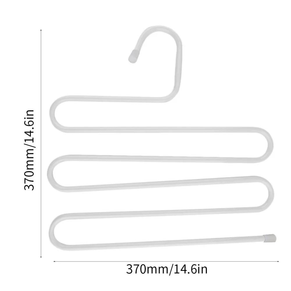 Multifunction Metal Magic Pants Hanger Space Saver Rack Jeans Scarf Tie Closet Tool Remove Slacks Quickly And Efficiently