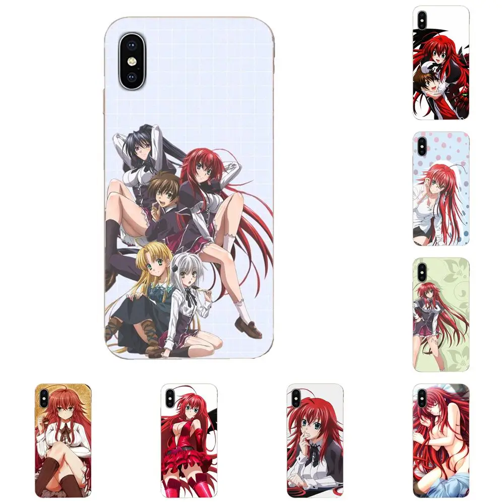 Akeno Rias Gremory High School Dxd прекрасный пластик для samsung Galaxy Note 5 8 9 S3 S4 S5 S6 S7 S8 S9 S10 5G mini Edge Plus