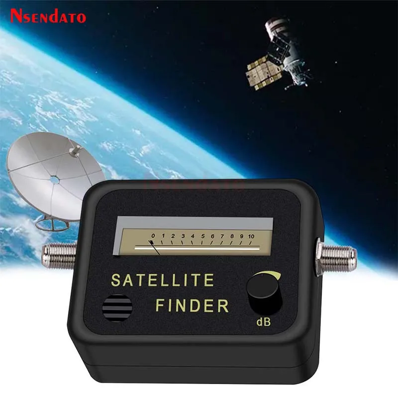Original satfinder buscador de satélite alineación medidor de señal Receptor para plato LNB TV Direc Digital amplificador de señal Sat Finder - Imagen 3