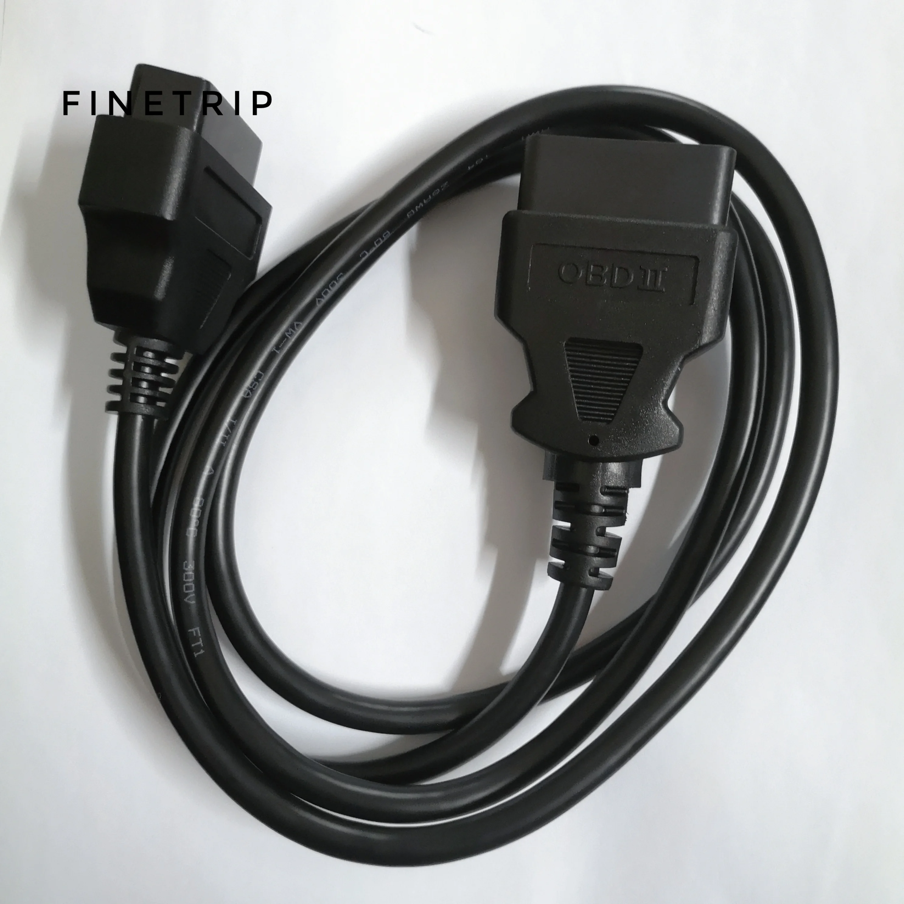 

FINETRIP 0.3m/1m/1.5m/3m/5m/10m 16Pin OBD2 Extension Cable ELM327 16 Pin OBD II Car Connector Interface
