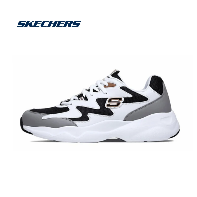 

Skechers Shoes Men D'lites Chunky Sneakers Men Vulcanize Shoes Man Fashion High Quality Brand Luxury Shoes Man 999090-BKGD