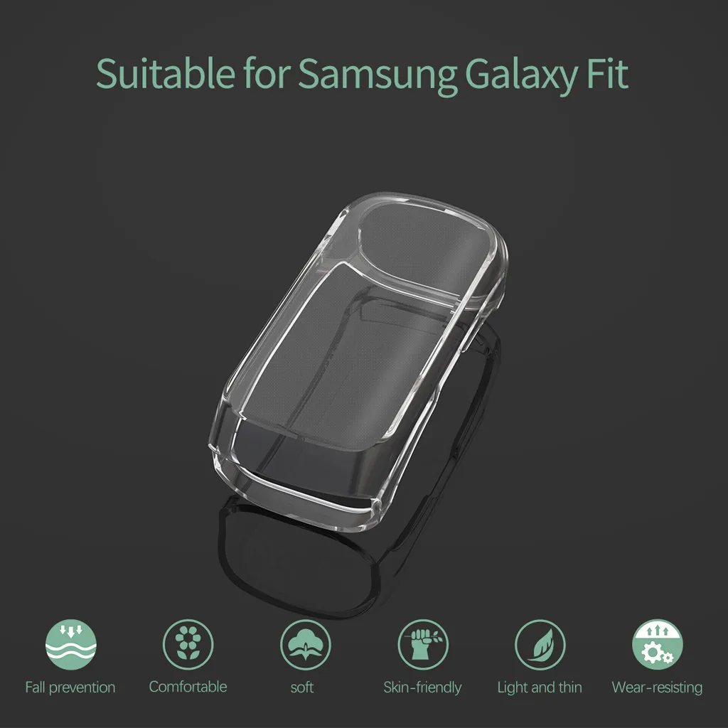 Защитный чехол для samsung Galaxy Fit SM-R370, Смарт-часы, ультра-тонкий мягкий ТПУ чехол, сменная пленка, защитная оболочка, 19Aug