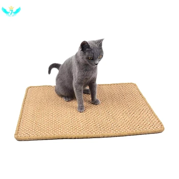 

Cat Scratching Mat,Natural Premium Woven Sisal Cat Mat, Anti Slip Cat Scratcher Pad for Carpet Sofa Couch Rug Protecting HTML