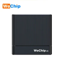 Smart Android tv Box Wechip V9 S905X3 четырехъядерный LPDDR3 4G 64G медиаплеер 2,4G/5G wifi телеприставка Bluetooth 4,0