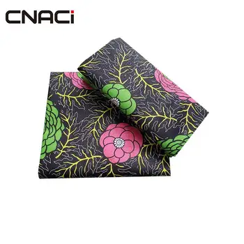 

CNACI New African Fabric Wax Prints 6 Yards/Piece Ankara Fabric African Real Wax Prints Tissus Africain Ankara Polyester Fabric
