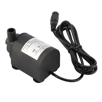

Quiet DC 6-24V Lift 7M 450-1200L/H Brushless Motor Submersible Water Pump A