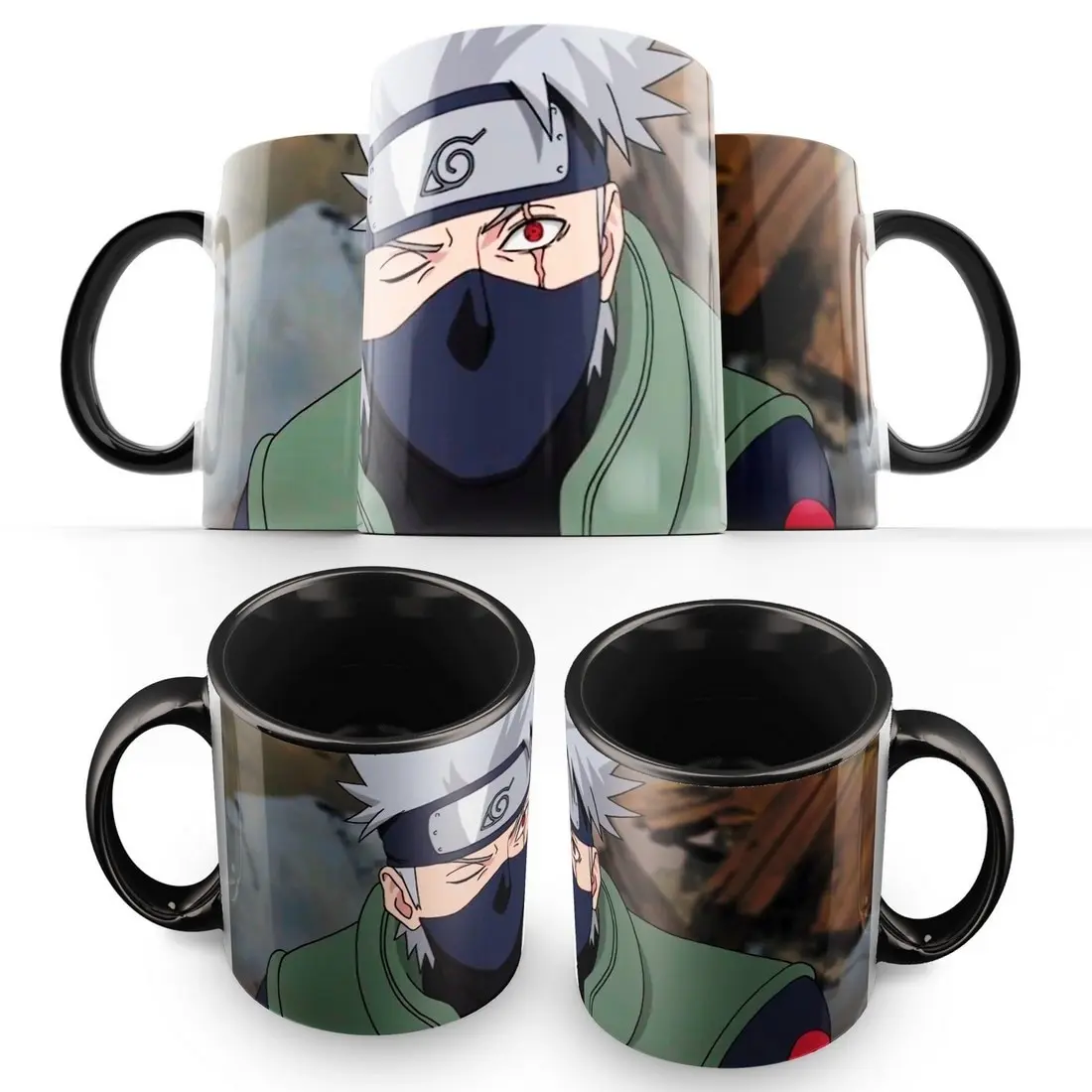 Mug: Naruto (Sasuke Sakura Kakashi Hinata джерая курама anime character ахегао hentai Madara Akatsuki) -12 cool mug gift maynkravt