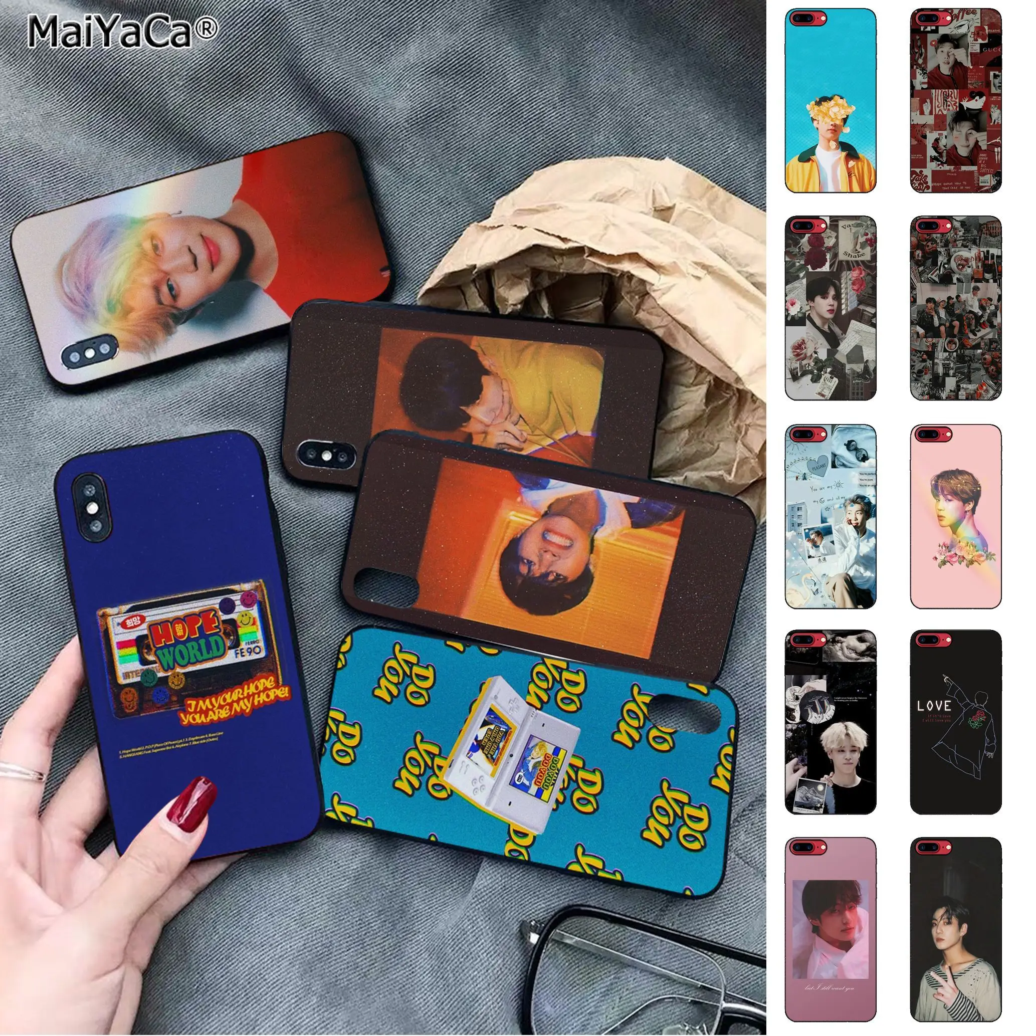 Чехол для телефона MaiYaCa KPOP Bangtan Boys Jimin Suga RM iPhone 11 pro XS MAX 8 7 6 6S Plus X 5S SE 2020 XR|Бамперы| |