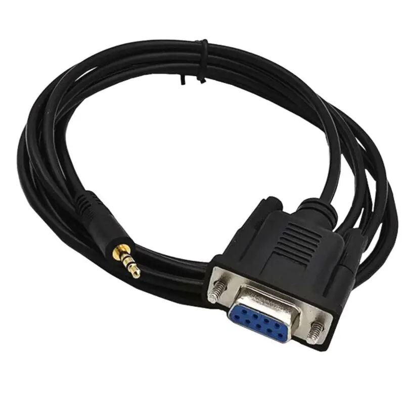 9 Pin RS232 DB9 Female TO 3.5MM / 2.5mm  3P Male  Jack  Adapter  Serial Cable  Cord 1.8M