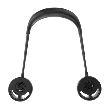 

Neckband Fan Wearable Portable Hand Free USB Rechargeable Personal Mini Neck Fan Mini Desk Rechargeable Quiet Office Dropship