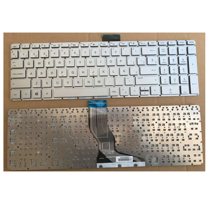 Для Hp 15-BS Серебряная ЛАТИНСКАЯ Испанская клавиатура SP