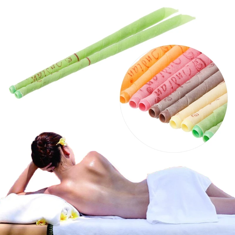 

10Pcs Ear Wax Cleaner Removal Indian Coning Fragrance Ear Candles Healthy Care