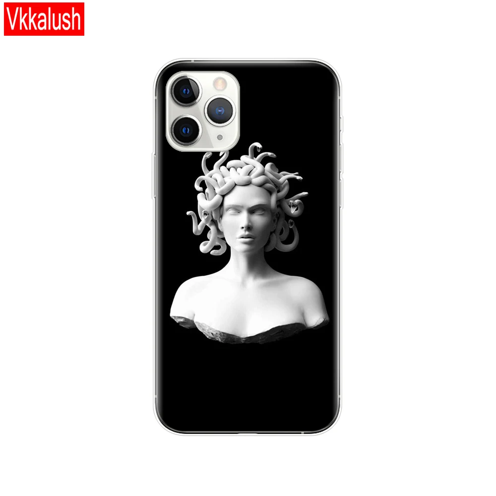 80055 Чехол для мобильного телефона, чехол для iphone 11, чехол для iphone 11 pro max eleven coque etui, бампер, задняя крышка, полный 360, защитный - Цвет: 80055