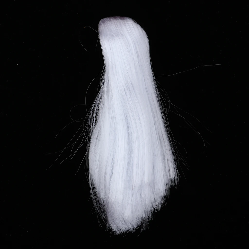 1/6 Scale Action Figure Doll Accessories, Long Straight Hair Wig for ,  12 inch Female Seamless Body