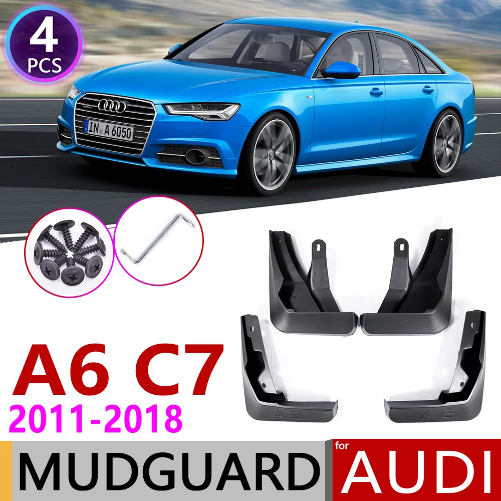 Брызговик для Audi A6 Sedan Saloon Avant C7 2011 ~ 2018 брызговик от грязи брызговики аксессуары