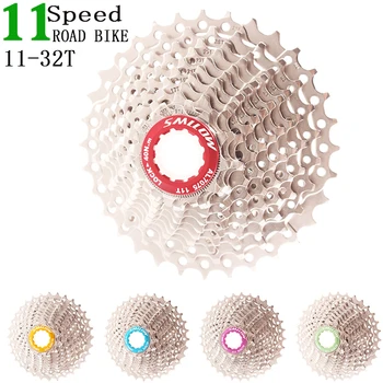 

SMLLOW Bicycle 11Speed 11- 32T Freewheel 11s Cassette Road Bike MTB Sprocket for UT DA K7 GX RIVAL1 Force1 1X system CX