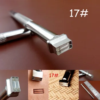 

1pc 17# Steel Leather Craft Steel Carving Stamping Punch Stamper Tool - Stylus Spoon Embossing Swivel Knife Cutter Punch Chisel