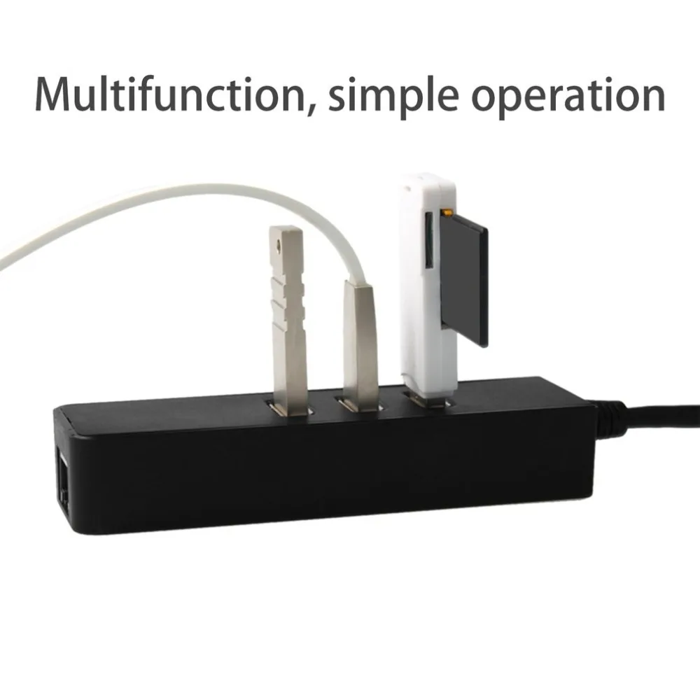 USB 3,0 концентратор Gigabit Ethernet Lan RJ45 сетевой адаптер концентратор с 3 портами USB к RJ45 Внешний сетевой кабель разветвитель для Mac PC