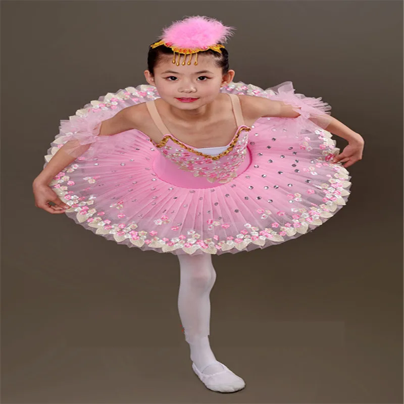 Ropa de Ballet profesional Tutus para niña, tutú de tortitas