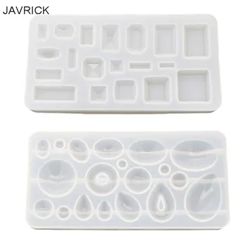 

DIY Crystal Epoxy Pendant Mold Mirror Handmade Resin Molds Gypsum Making Necklace Accessories Tools