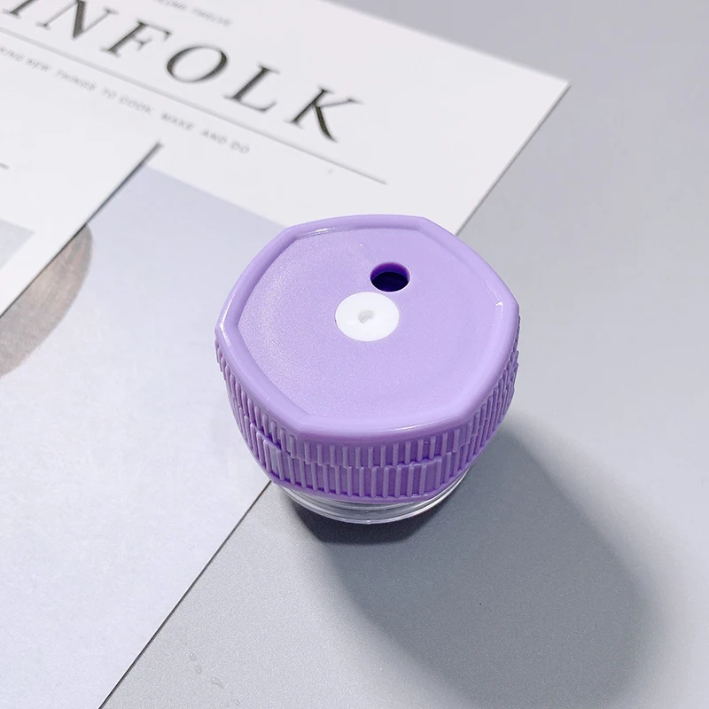 Violet Ручная Чистка инструмента для очистки контактных линз, простое портативное вращающееся удаление белка - Цвет: Violet