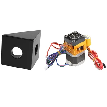 

1Pcs V-Slot Black Angle Corner Connector 90 Degree Angle Bracket & 1set Mk8 Extruder 0.4mm Nozzle 1.75mm Filament Kit