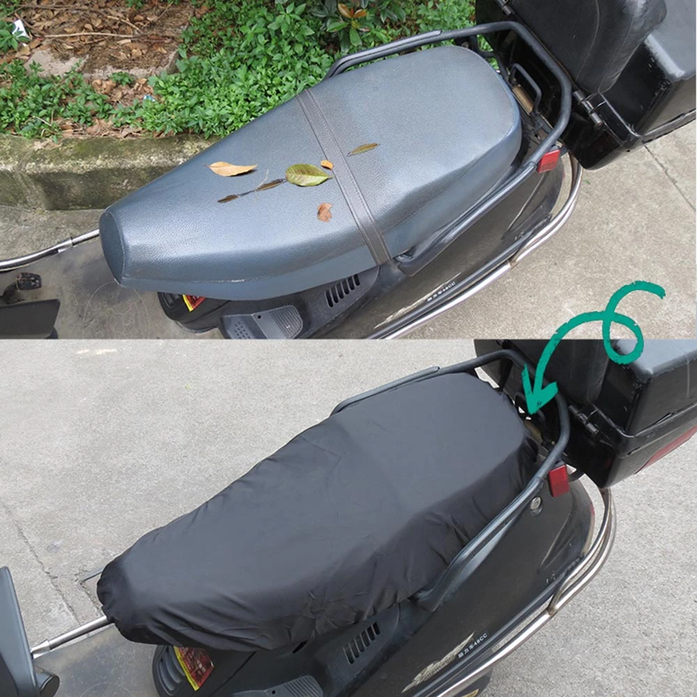 impermeable para asiento de motocicleta, Protector solar a prueba de polvo, para Scooter Vespa Tmax 530, Universal|Cubiertas de asientos| - AliExpress