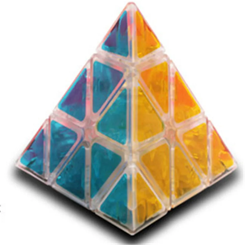 Zcube 3x3x3 Магнитная Пирамида магический куб профессиональный конкурс ультра-гладкая 3x3 скоростная головоломка кубический интеллект детские игрушки подарок
