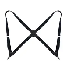 Регулируемый ремень для взрослых, унисекс, для мужчин и женщин, зажим на подтяжках, зажим для брюк, штаны A69C