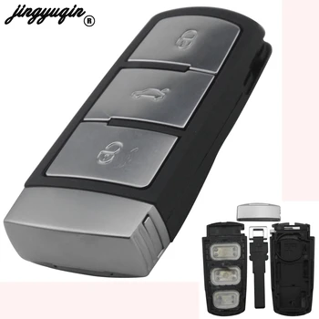 

jingyuqin 5pcs/lot Smart Remote Key Keyless Fob For VW Passat B6 3C B7 Magotan CC Car key shell Case ( 3CO959752BA )
