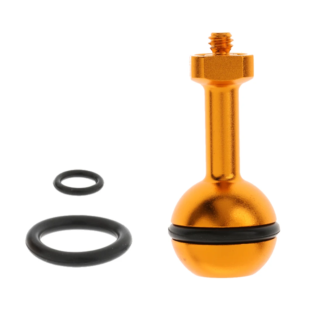 Lightweight Durable Aluminum Alloy Ball Base for Underwater Diving Photography Camera/ Video Housing Light Arm 