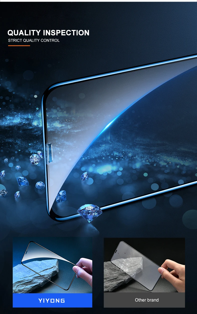 25 шт./лот YIYONG 10D Полное стекло для iPhone 11 Pro Max закаленное стекло для iPhone X XR XS Max защита экрана iPhone11 Max стекло