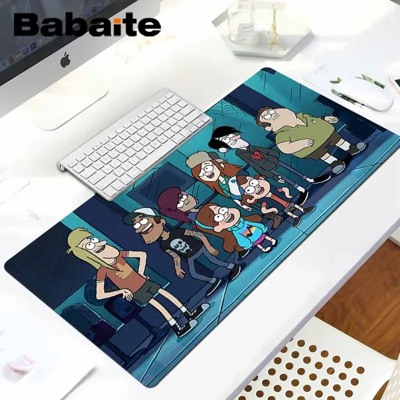Babaite Забавный резиновый коврик для мыши Гравити Фолз, прочный Настольный коврик для мыши, большой коврик для мыши, компьютерный коврик для ПК - Цвет: LockEdge 30x80cm