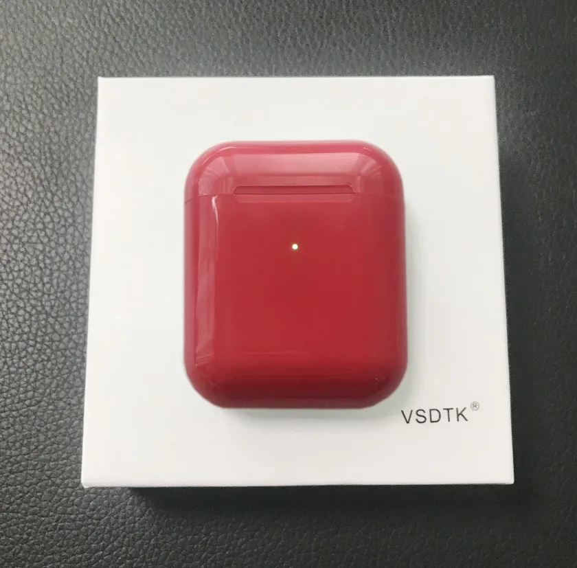 red I50000 tws Смарт сенсор 8D бас гарнитура Беспроводная зарядка Bluetooth наушники pk i9000 tws W1 H1 чип i10000 tws - Цвет: red