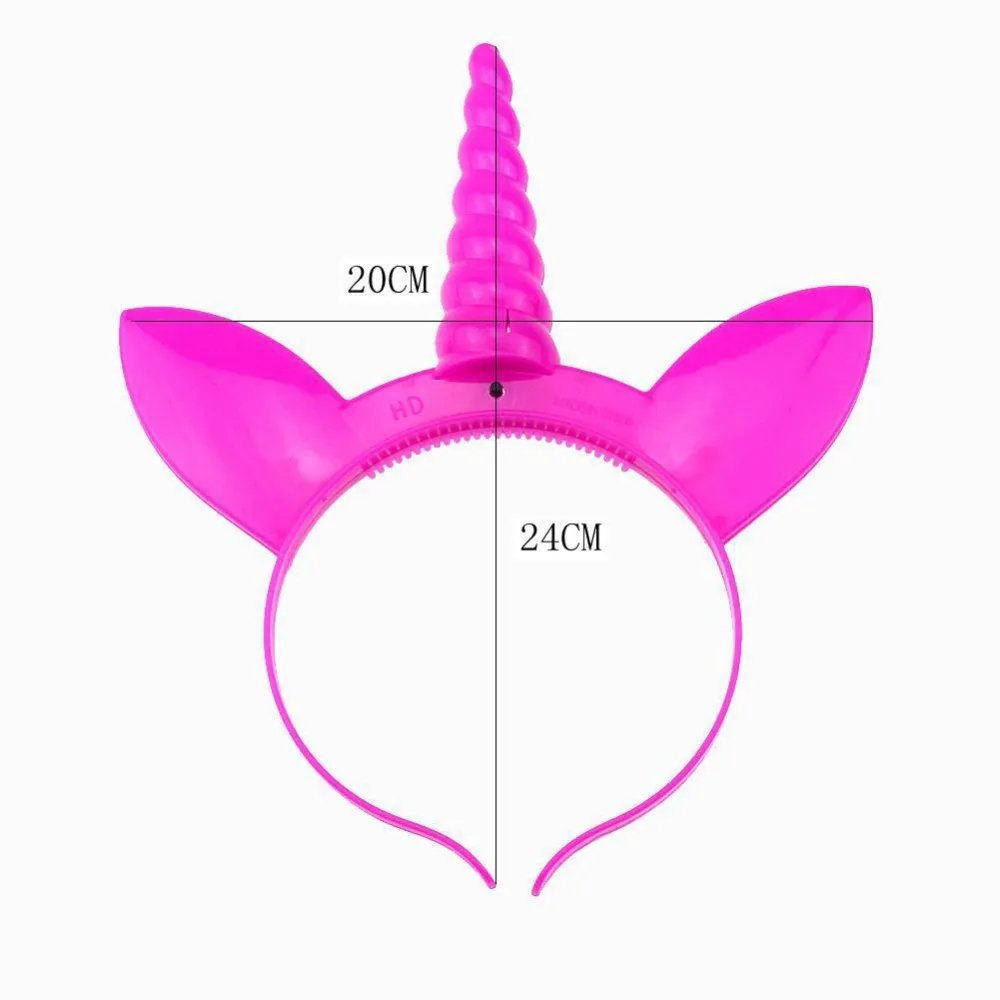 Креативный люминесцентный обруч для волос led Flash Unicorn обруч для волос детская игрушка живописная область ночной рынок Горячая завод прямой Se